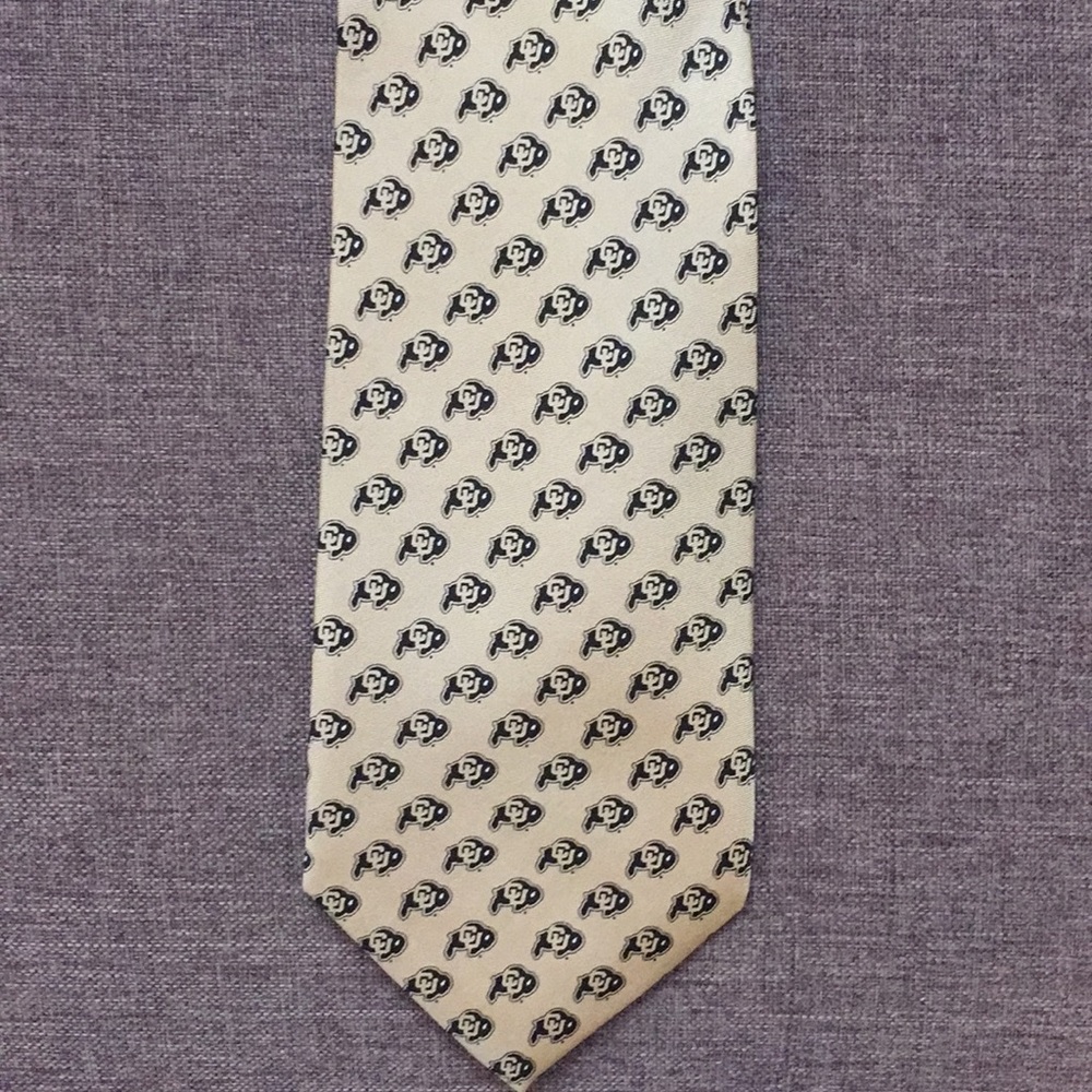 CU Men’s Ralphie Necktie- Gold, Tie